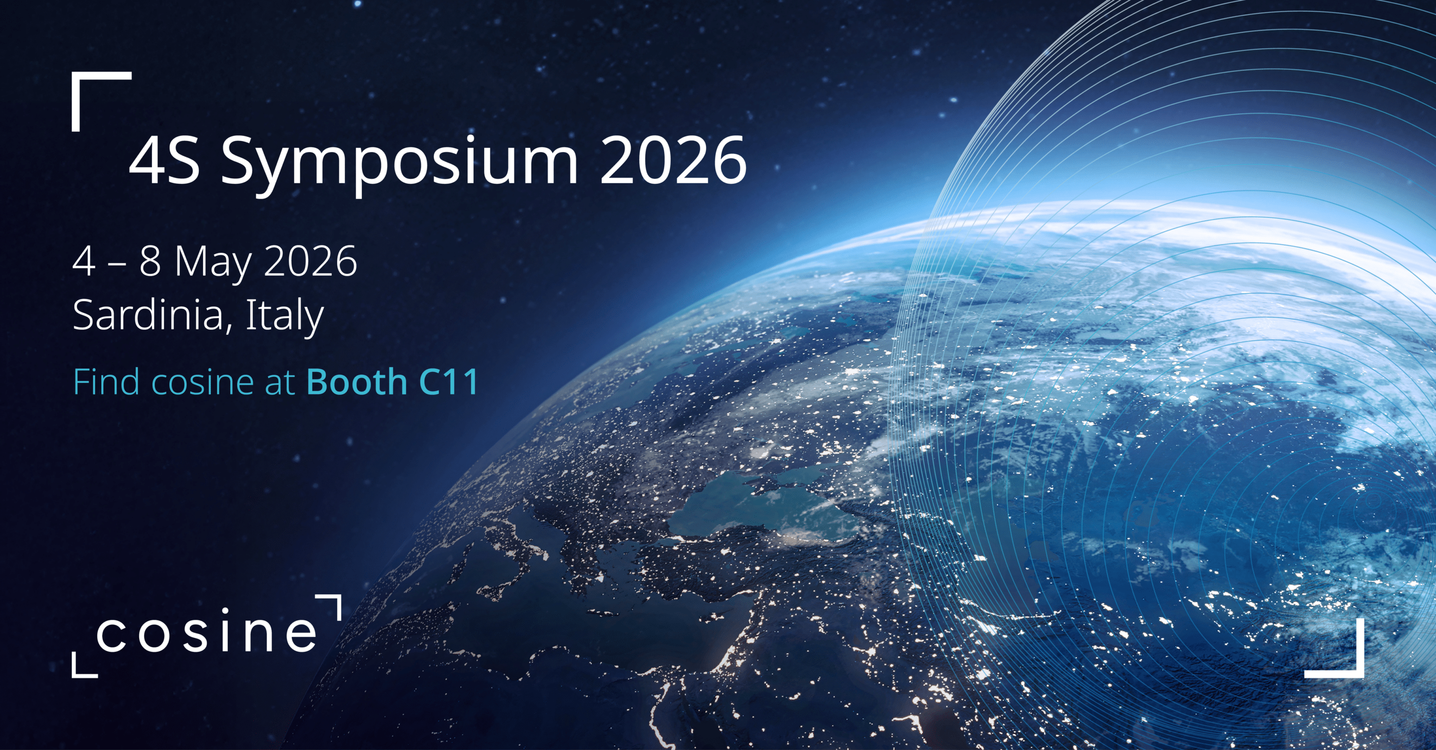 4S Symposium 2026: cosine presenting Valk and Very high resolution imaging